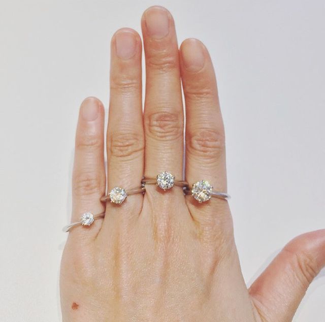 ブリリアントプラスさんでカラット数の比較