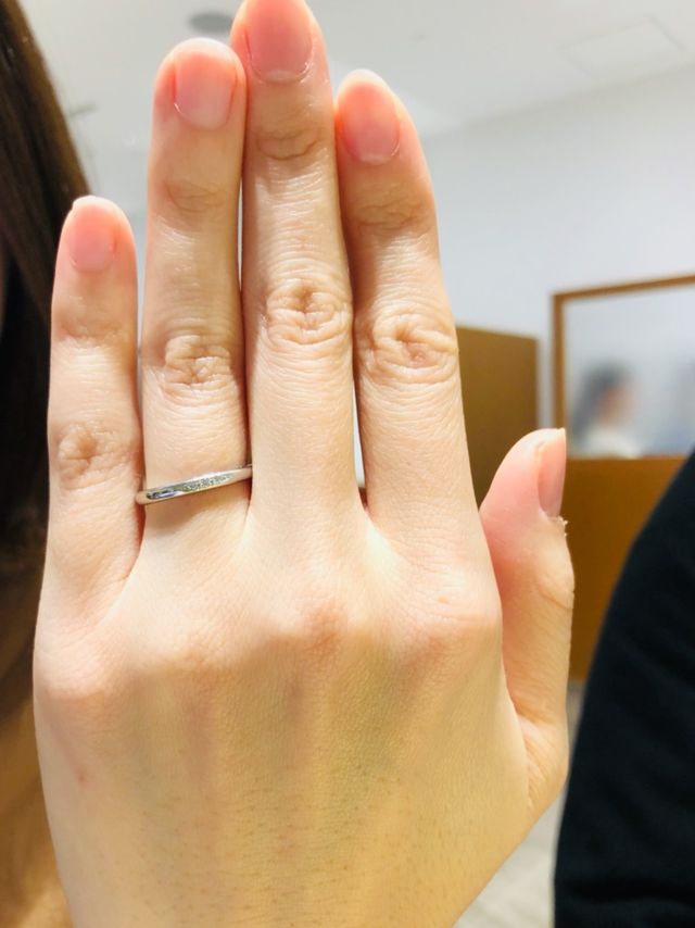 銀座ダイヤモンドシライシにて、結婚指輪を購入致しました。
