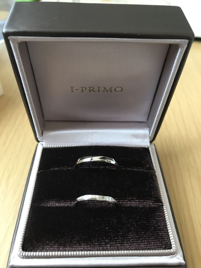すごくお気に入りの結婚指輪