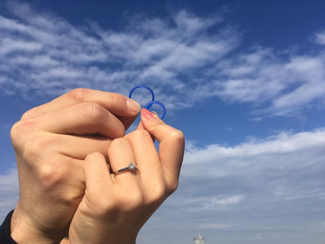 自分たちが作った型の記念写真。