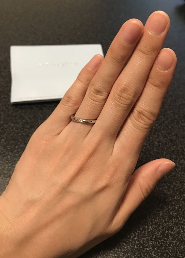 たくさん悩んだけど、お気に入りの指輪に出会えました。