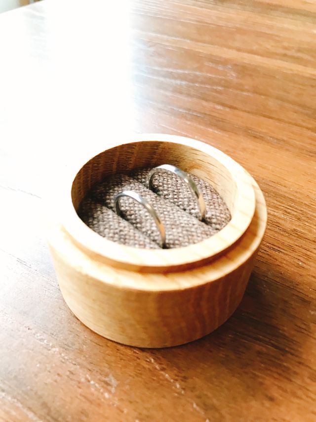 鎌倉の指輪工房で手作りしました。