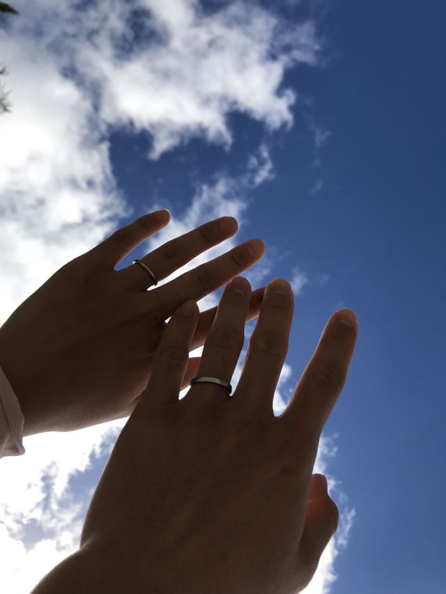 新婚旅行で撮った写真です。