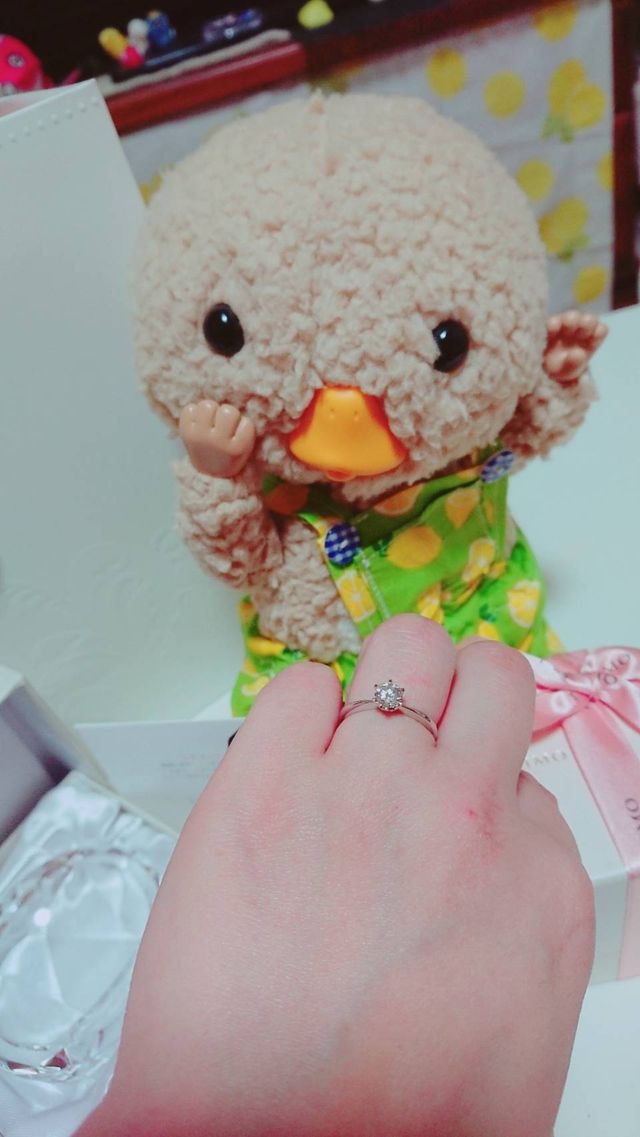 プロポーズしてもらった日の記念です