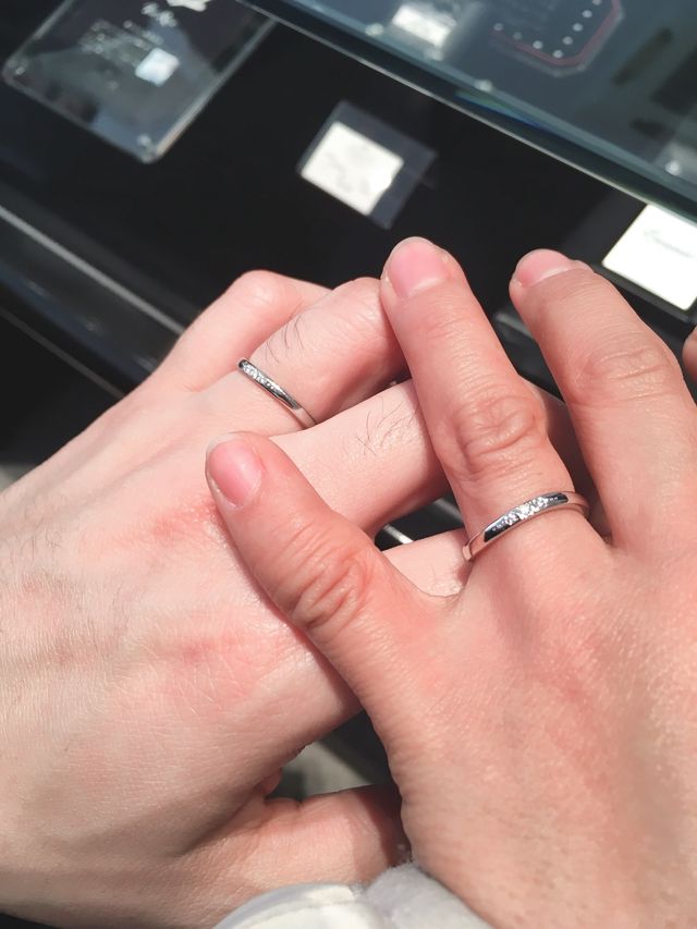 細めのウェーブタイプにしました