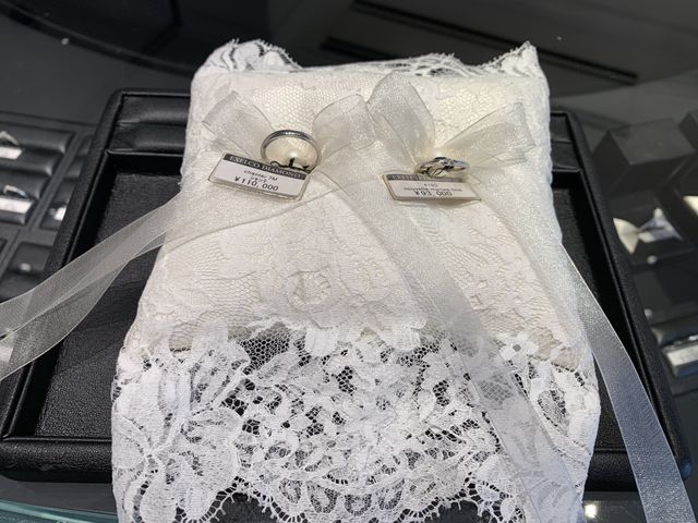 結婚指輪です。