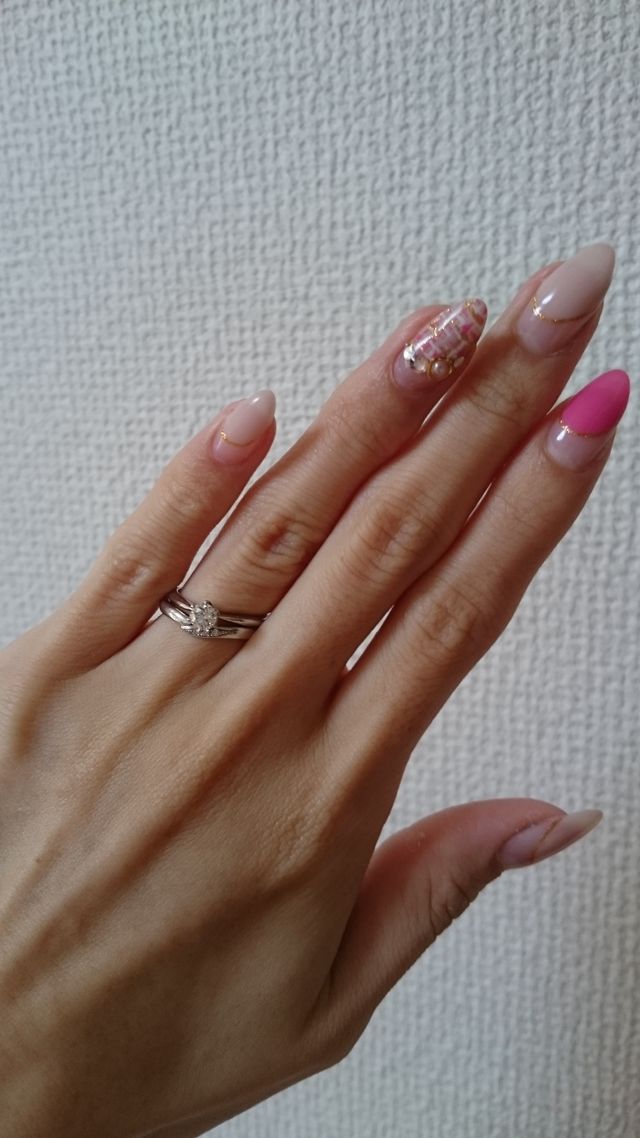 重ねづけした感じです。