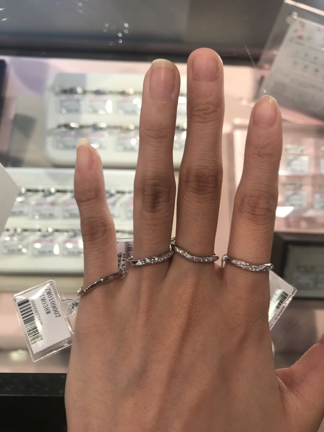 全部の指につけると好みが明確になるとアドバイスされました。