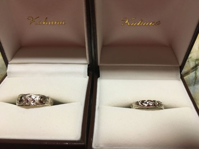 結婚25周年の記念です。大好きなハワイアンジュエリーです。