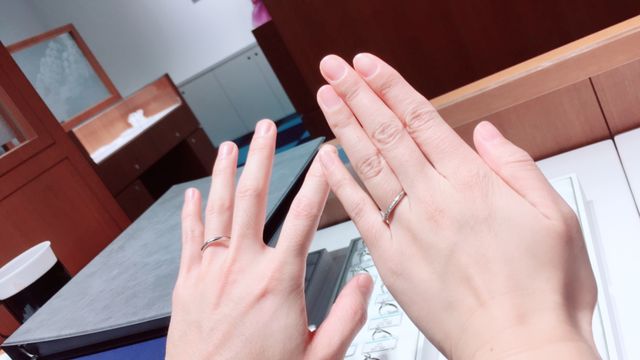 とても輝いていて、どの方向から見ても綺麗でした。