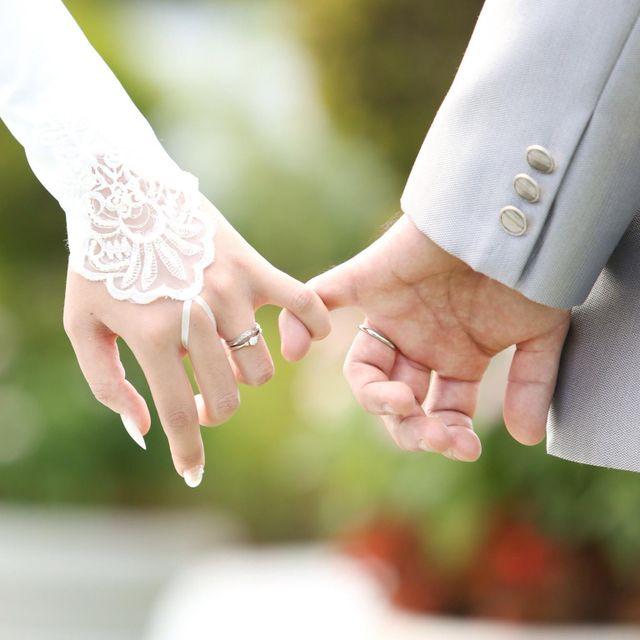 結婚式の写真です。