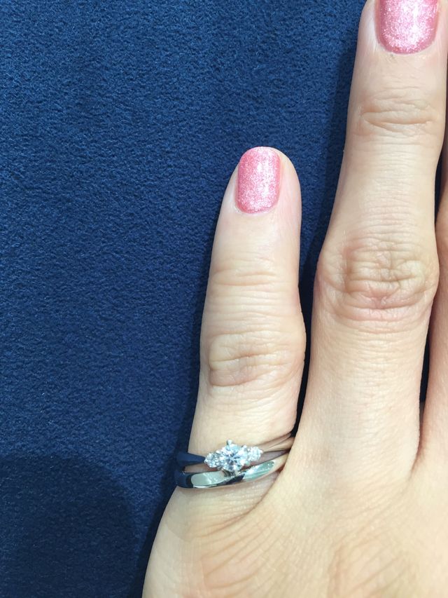 結婚指輪を薬指のサイズに合わせて頂き購入しました。