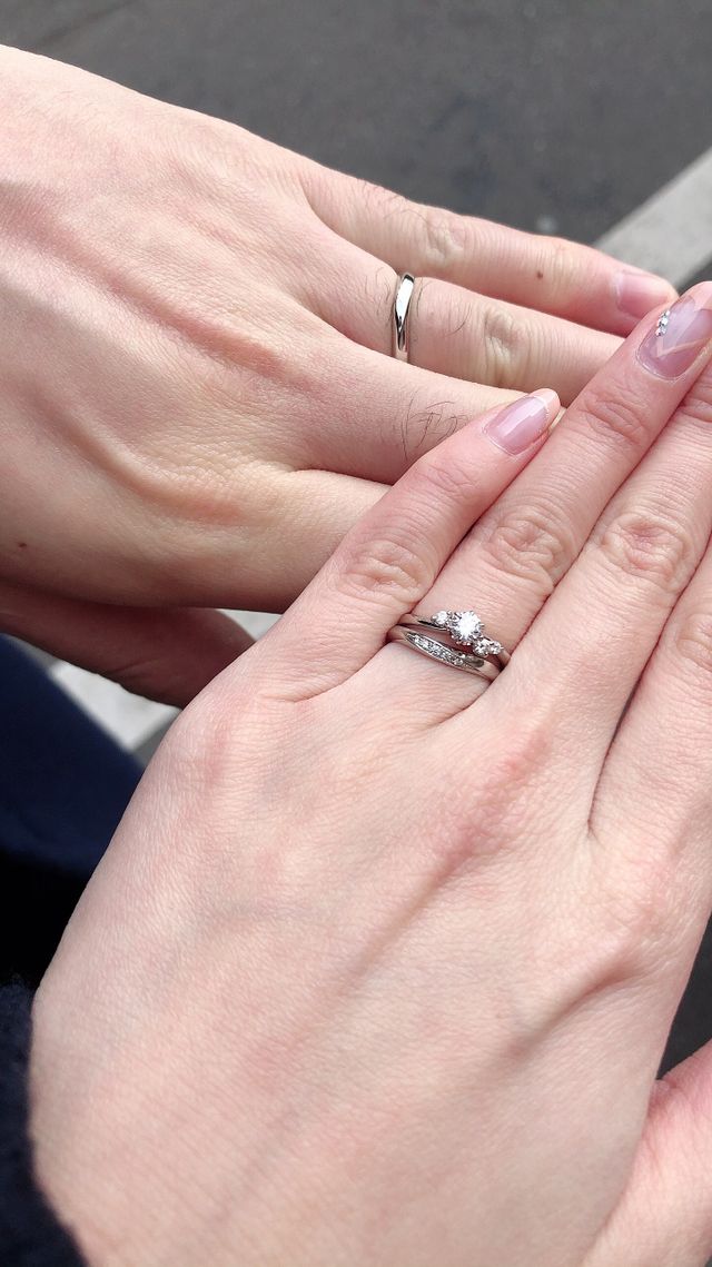 結婚指輪・婚約指輪着用時