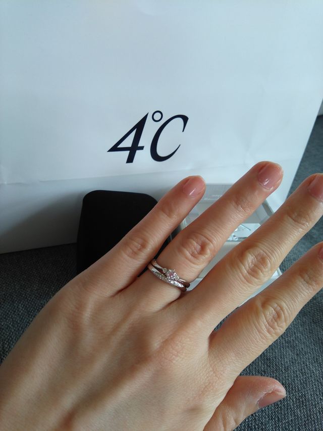 セットリングと可愛いケース！