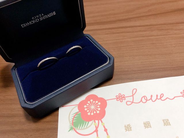 ダイヤモンド白石から受け取ったままの指輪の状態です
