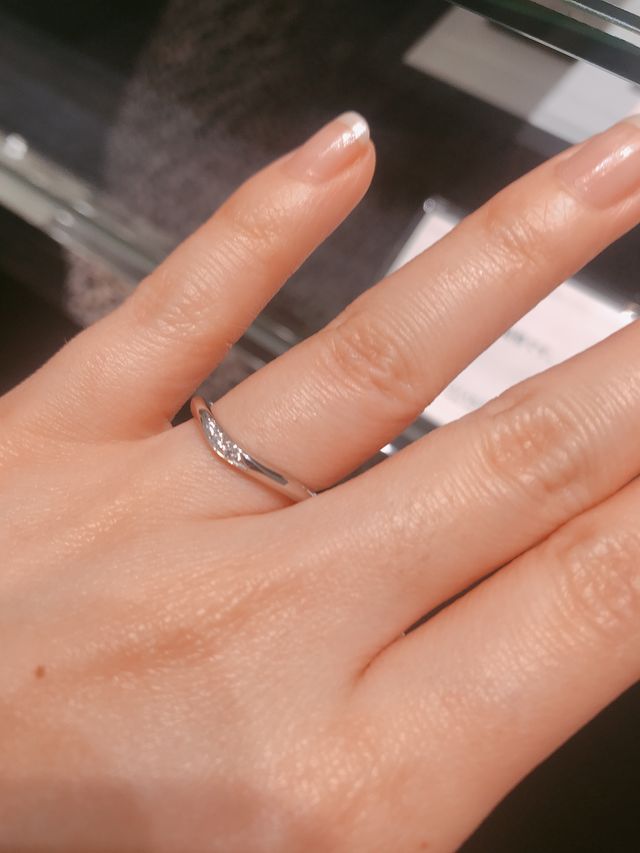 シンプルなvライン