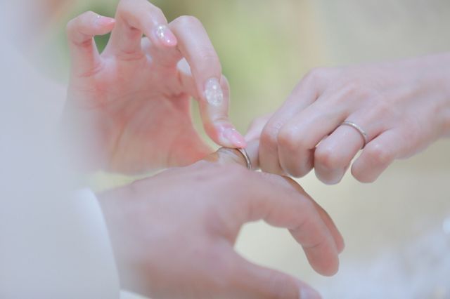 挙式での1枚です。