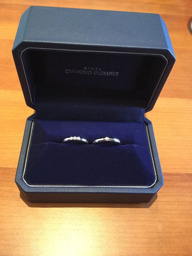 ついに2人の指輪が完成！