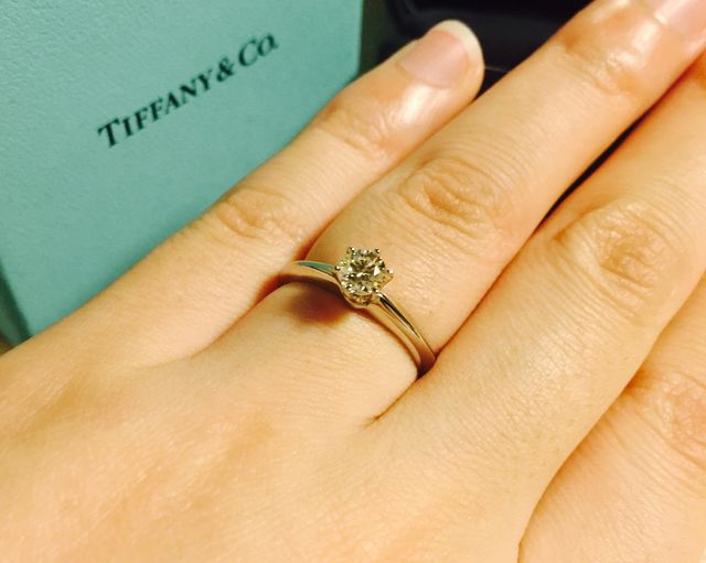 憧れのTiffany&Co.のエンゲージリング