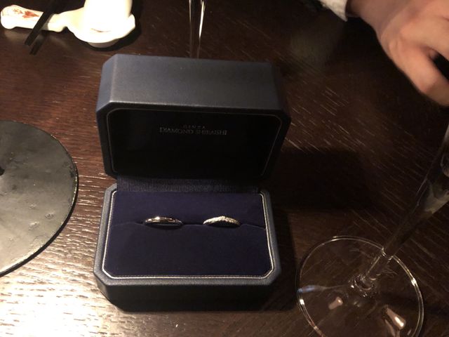 結婚指輪です。