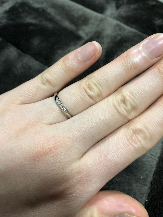 結婚指輪です。