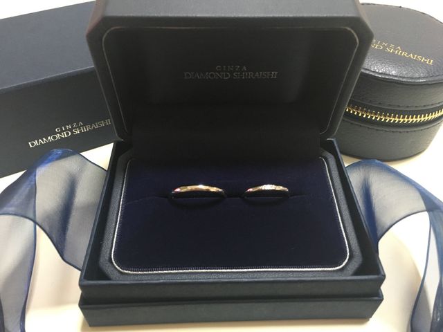 結婚指輪を購入しました。