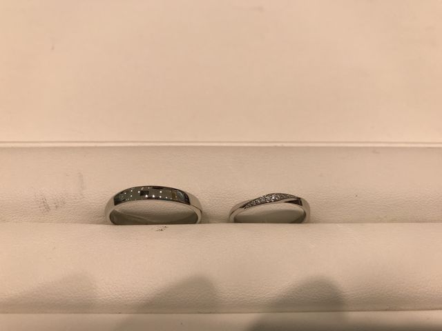 刻印して頂き、受け取りに行った時の写真です。