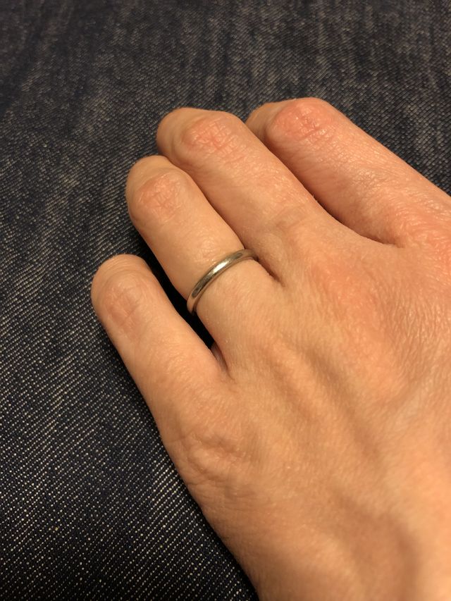 とにかく細いプラチナ希望でした。
