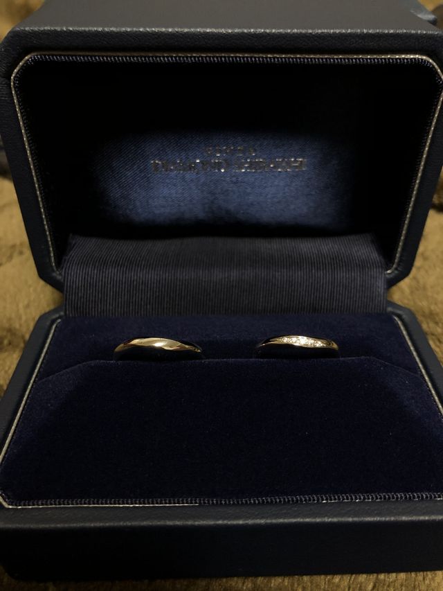 結婚指輪を購入しました。