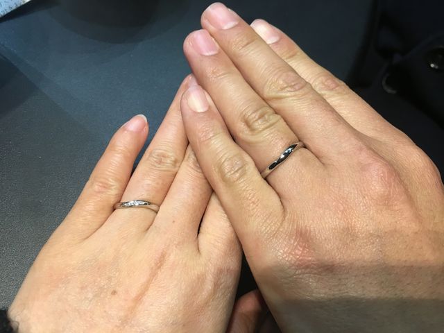 結婚指輪購入しました！