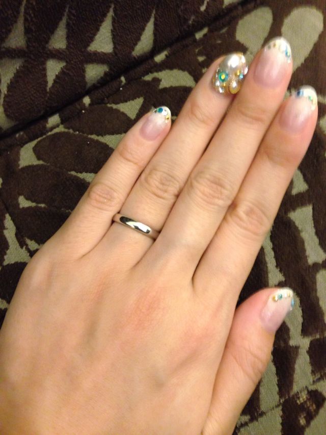 ティファニーの指輪です