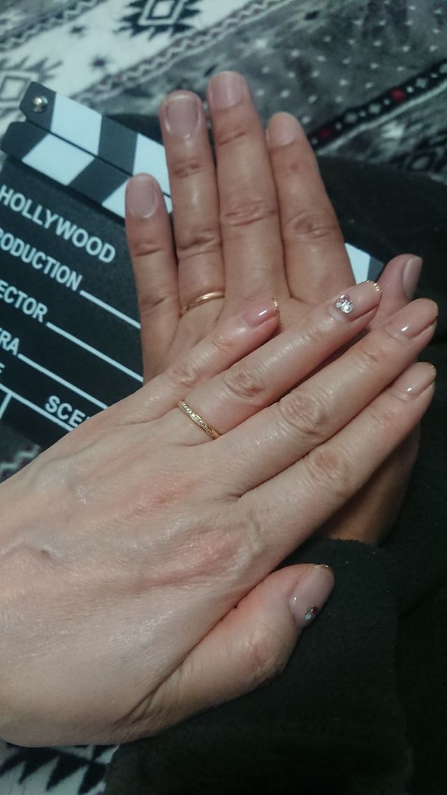 金の結婚指輪がほしかったので大満足です。主人のはPGです。