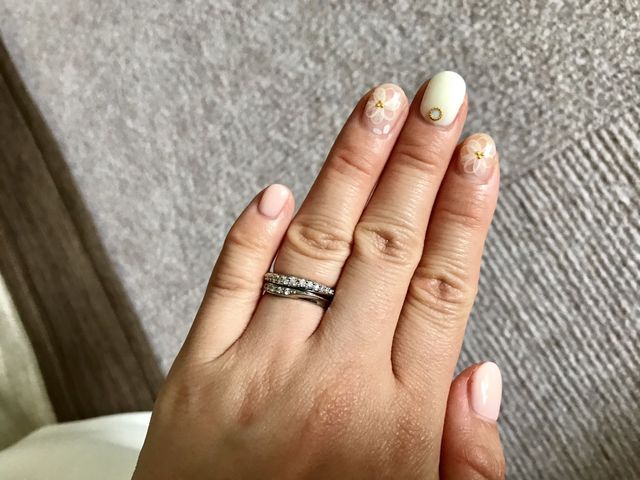 婚約指輪・結婚指輪の重ね付け