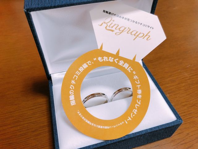 リング内に印字がある