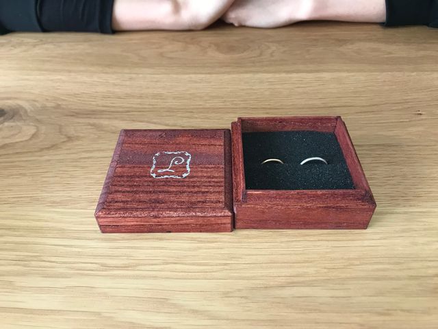 お気に入りの結婚指輪です