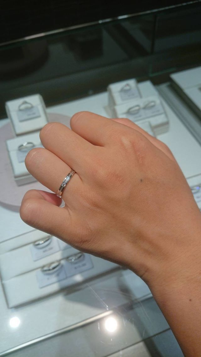 女性タイプ、一粒ダイヤモンド