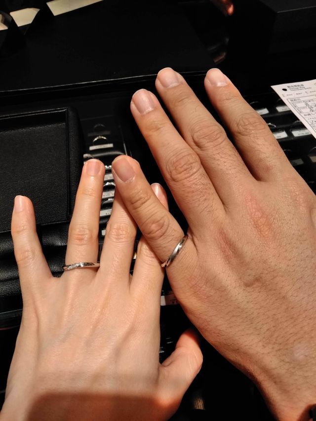 左が女性用、右が男性用です。