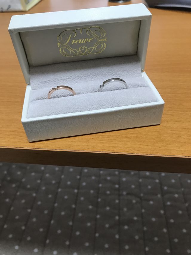 結婚指輪です
