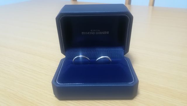 結婚指輪です。