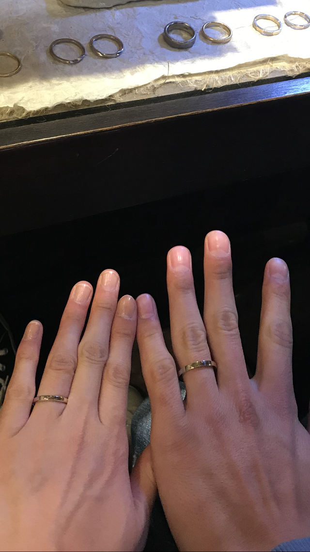 どんな指輪にしたいのか丁寧な説明でイメージしやすかった！！