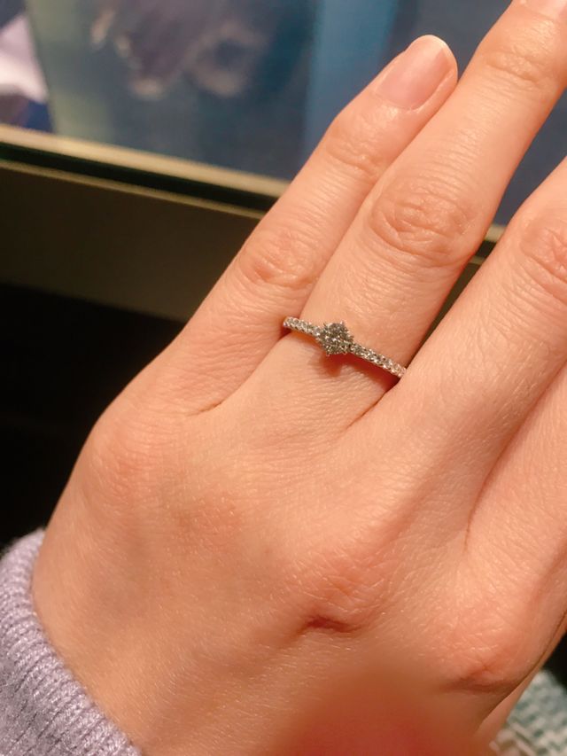 お店で試着した時の写真です。