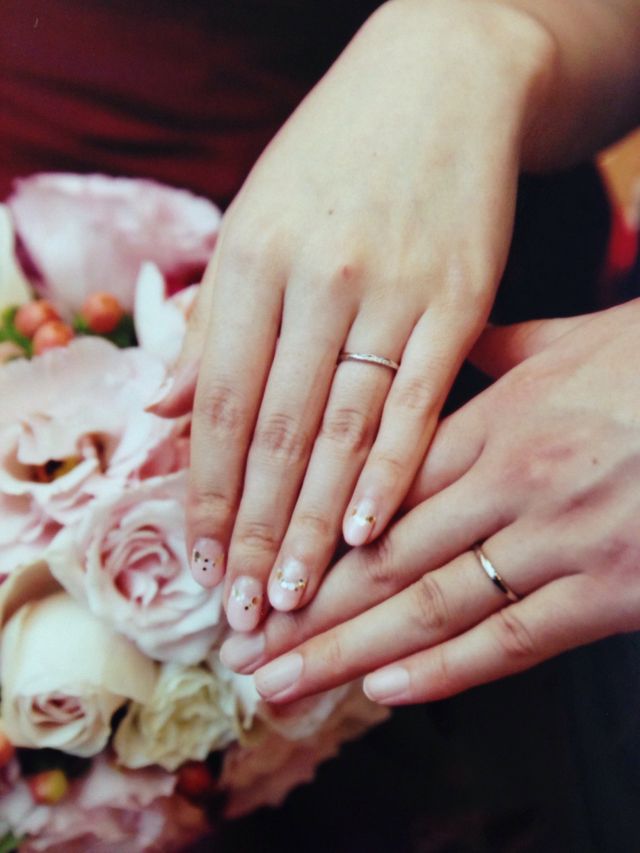 結婚式当日に撮った写真