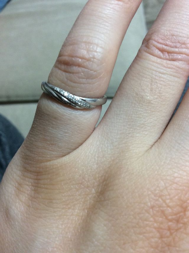 太い指でもはめられます