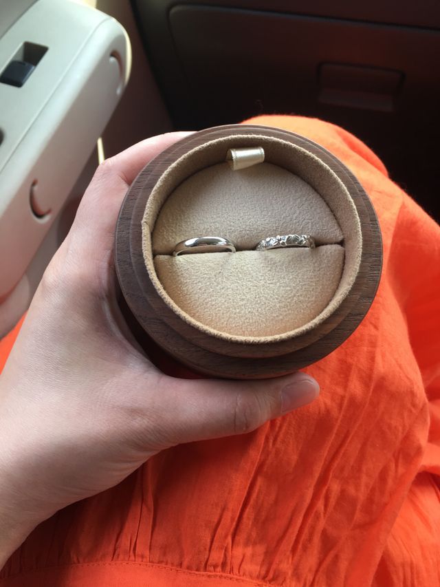 私はブルーベリー、旦那さんはシンプルにモミジです