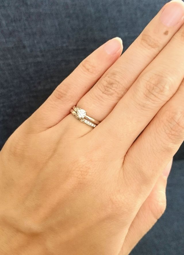 セットで着用した時の様子です。(女性用のみ)