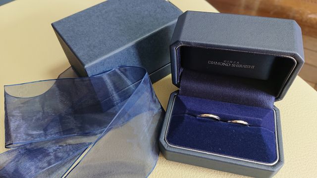セミオーダーの指輪！とても綺麗でした！
