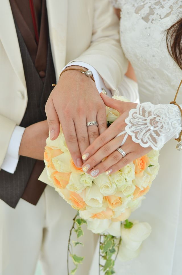 結婚式の時の写真です★