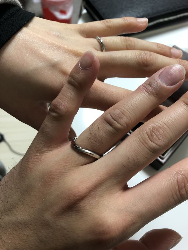 結婚指輪を購入しました。
