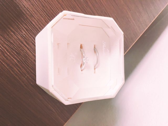 普段使う結婚指輪は石なしでストレートに1番シンプルなもの。