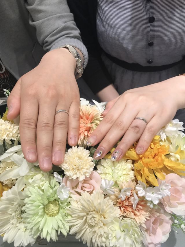 受取日に担当さんがお写真を撮ってくださいました。